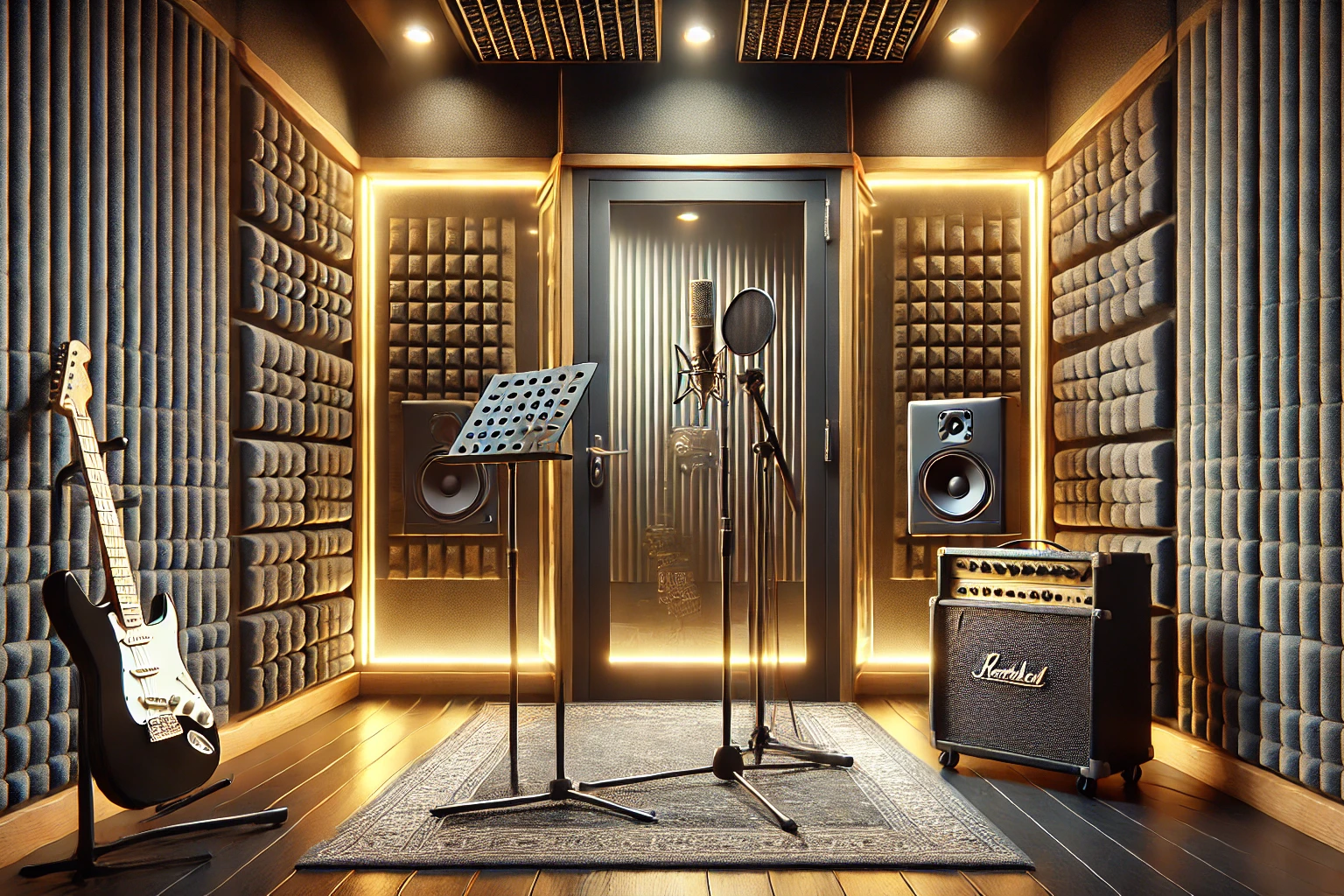 Cabines ISO pour chant et guitare