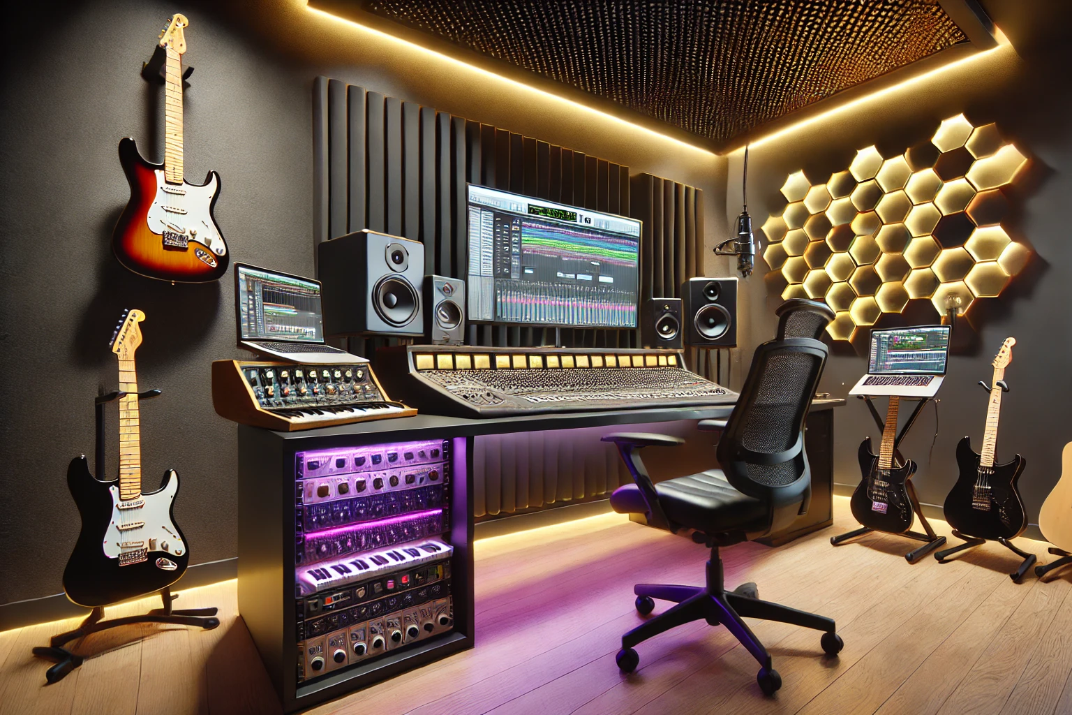 Studio principal — vue générale